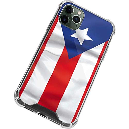 Skinit Clear Protective Phone Case for iPhone 12 Pro Max - Puerto Rico Flag Design | Scratch-Resistant Cover with Full Access to Ports & Buttons | Perfect for Travel, Daily Use & Showing National Pride