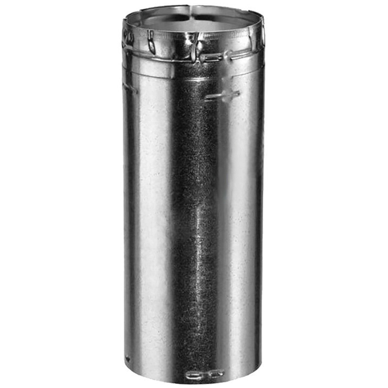 3 X 36 Inch Round Rigid Type B Gas Vent Pipe - 3BV36 - Durable Stainless Steel Flue Pipe for Water Heaters, Furnaces & Boilers - Perfect for Home Heating Systems & Commercial Installations
