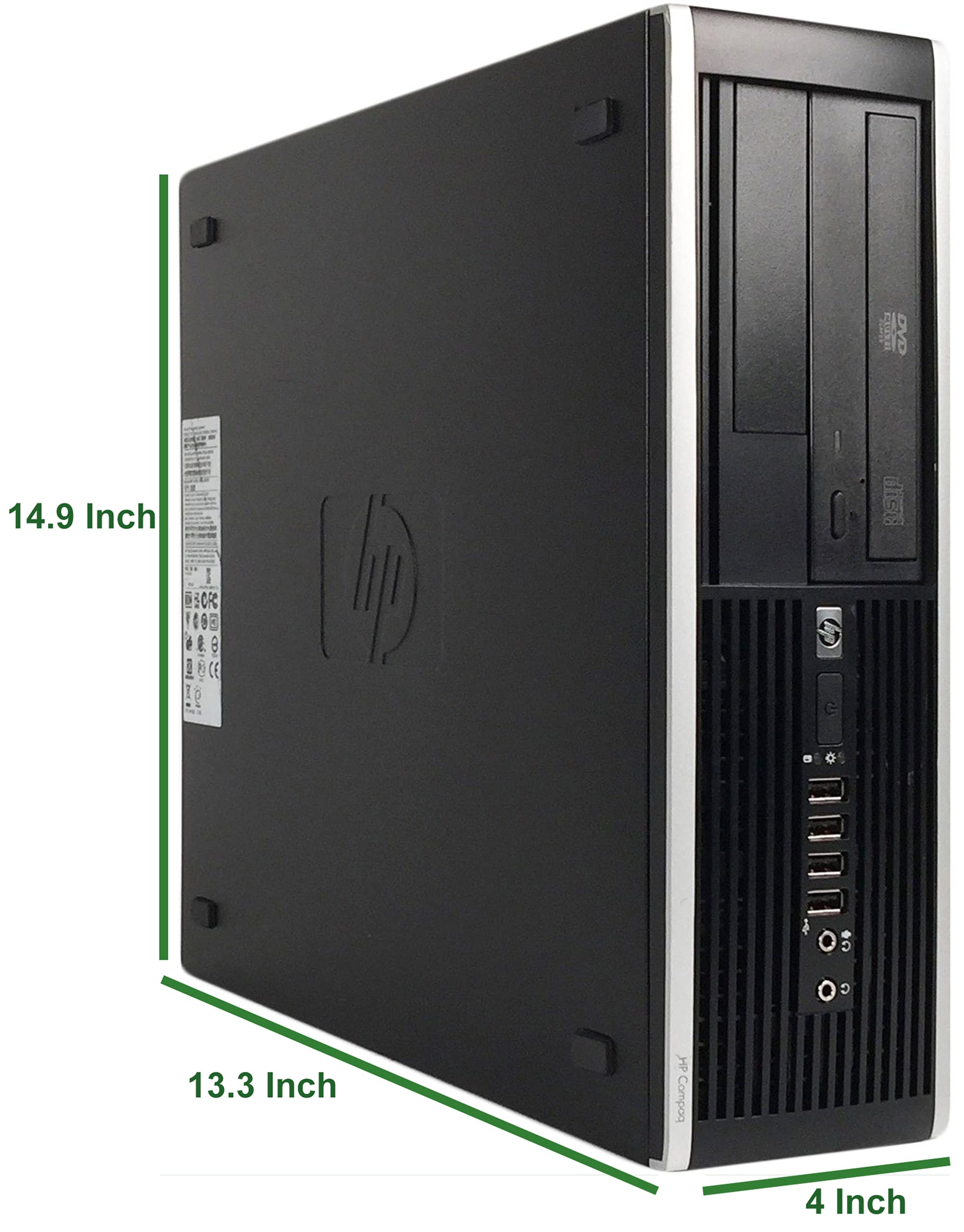 HP Elite SFF Desktop Computer PC | Intel Core i7 3.4GHz Processor | 16GB RAM | 512GB M.2 SSD | WiFi & Bluetooth | Wireless Keyboard & Mouse | 22