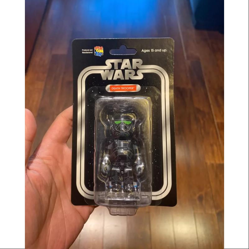 Limited Edition Medicom Be@rbrick 100% Star Wars Death Trooper Collectible Figure - Perfect for Display, Gifts & Star Wars Fans Collection