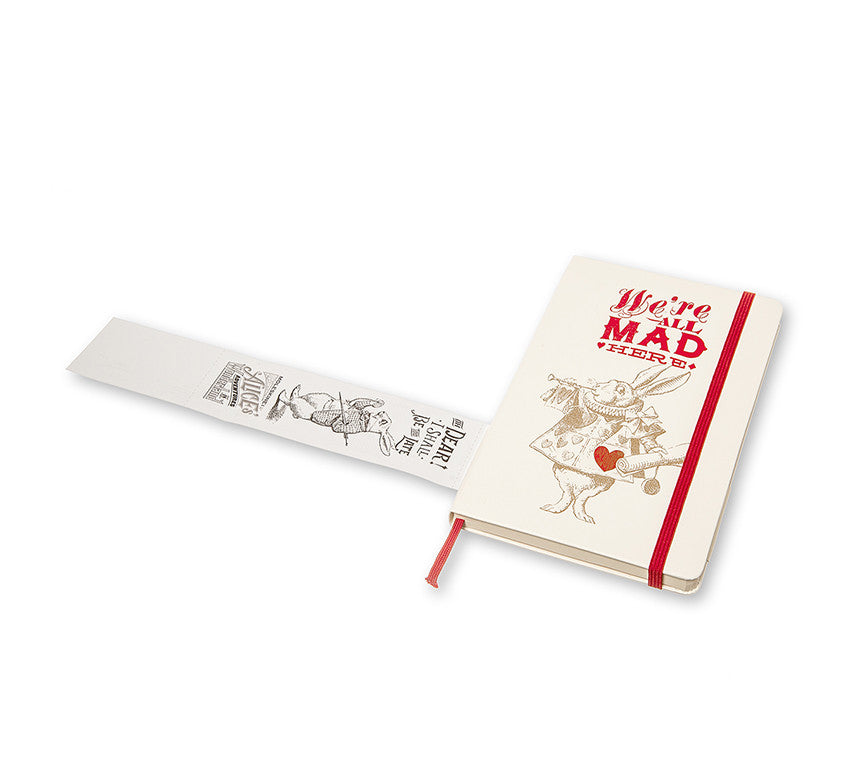 Moleskine Alice in Wonderland Limited Edition Hardcover Notebook - Large Size for Journaling, Sketching & Note Taking - Perfect Gift for Writers & Artists
