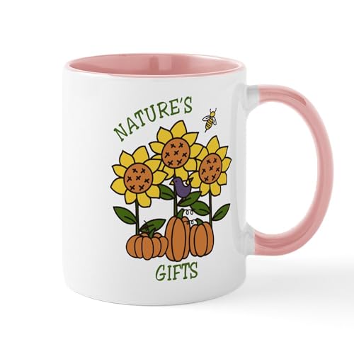 White/Pink Inside - Natures Gifts Mug