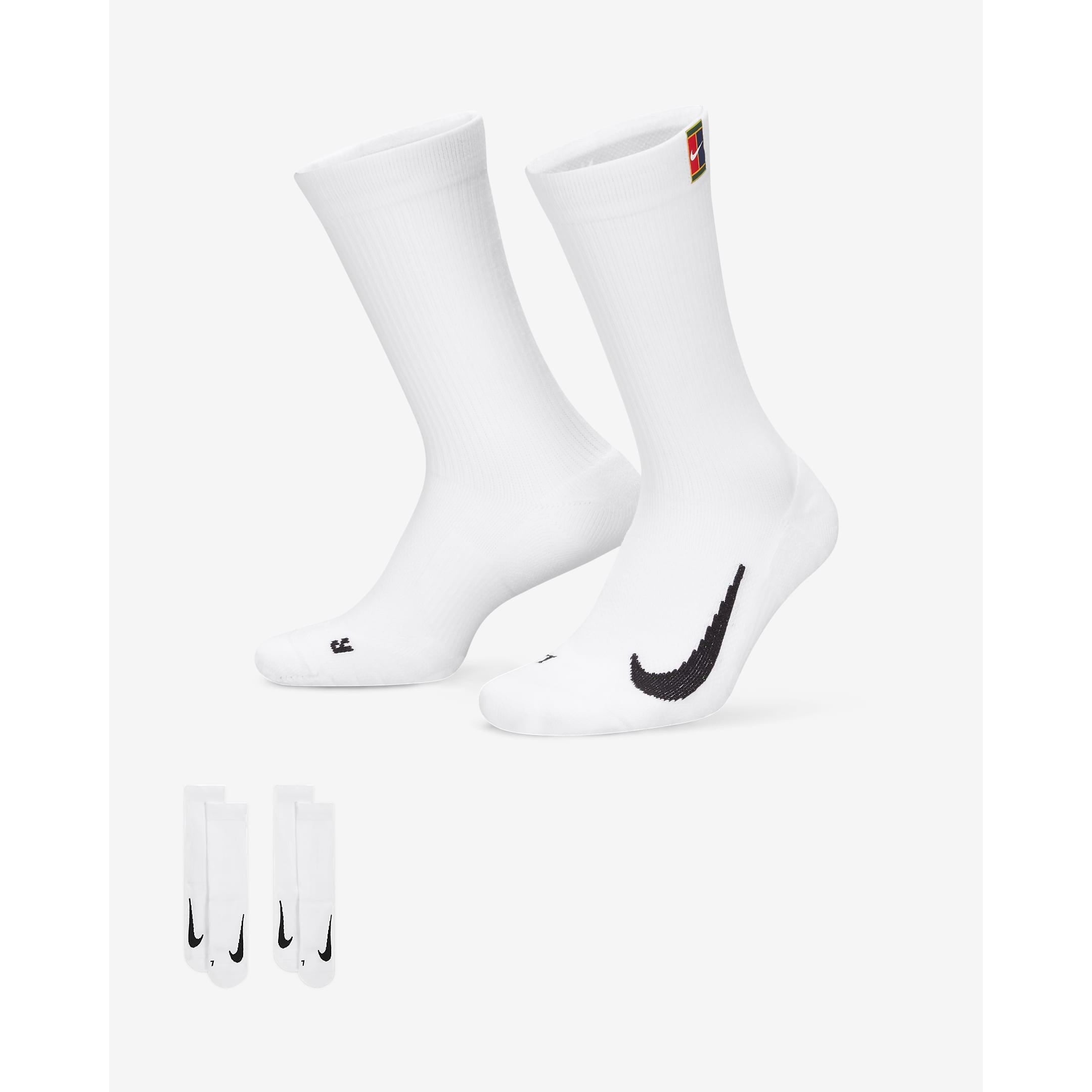 Nike Unisex Court Multiplier Cushioned Athletic Socks - Breathable & Supportive for Basketball, Tennis & Running - Perfect for Sports & Workout Performance