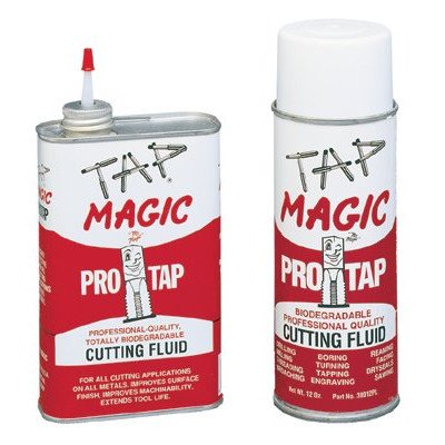 Tap Magic ProTap 12 oz. Aerosol Cutting Fluid - High Performance Lubricant for Metalworking, Drilling & Tapping (Pack of 12) | Ideal for Machine Shops, DIY Projects & Industrial Use