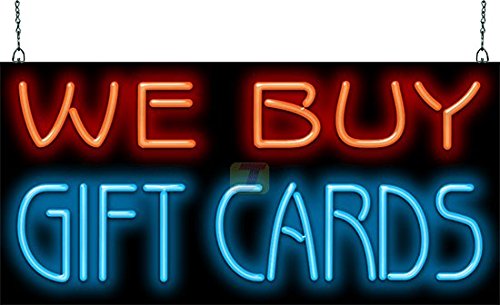 Buy Gift Cards Neon Sign - Custom LED Wall Decor for Home, Office & Retail Stores - Perfect for Parties, Events & Business Advertising