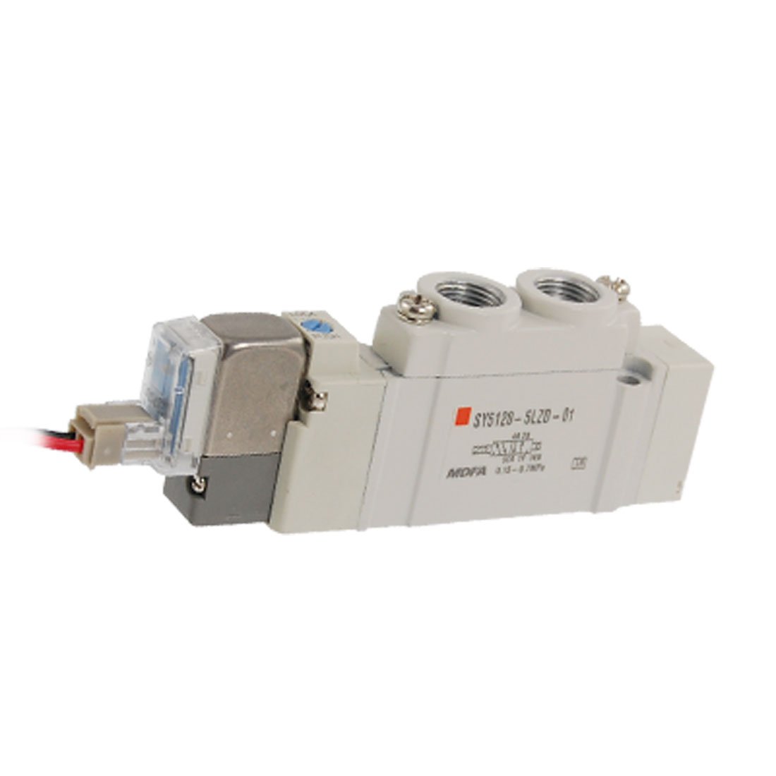IIVVERR SY5120-5LZD-01 24V DC 2 Position Single Action 5 Port Solenoid Valve - Compact Pneumatic Control for Industrial Automation, HVAC Systems & Water Treatment Equipment