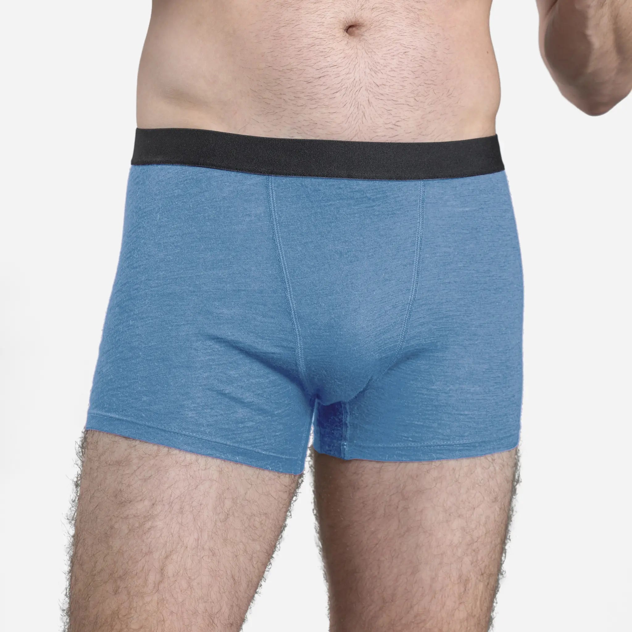 Ultra-Soft Men's Alpaca Wool Boxer Briefs - 160 GSM Lightweight Underwear for All-Day Comfort | Perfect for Travel, Hiking & Cold Weather Activities
