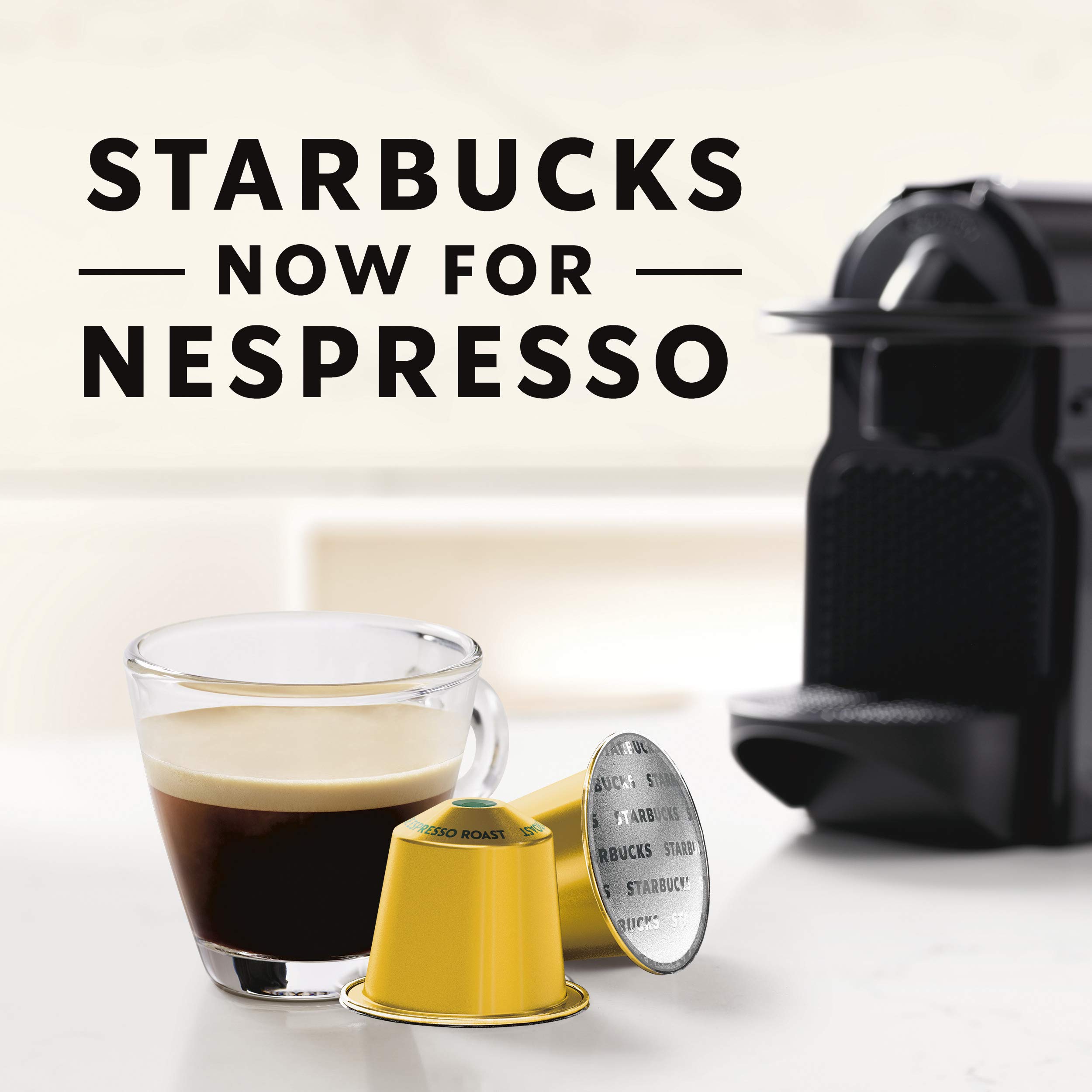 Starbucks by Nespresso Variety Pack Coffee Capsules (50 Count) - Compatible with Nespresso Original Line Machines - Perfect for Home, Office & Gifts