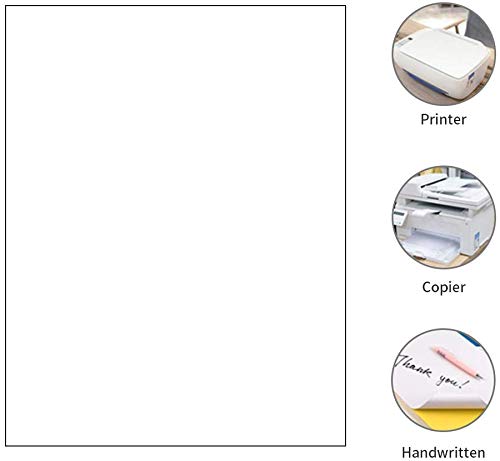 1000 Sheets 8.5 x 11 Full-Sheet Shipping Address Labels - Compatible with Laser & Inkjet Printers - Self-Adhesive Sticker Paper for Mailing, Packages & Business Use - Perfect for Home Office, Small Business & Ecommerce Shipping