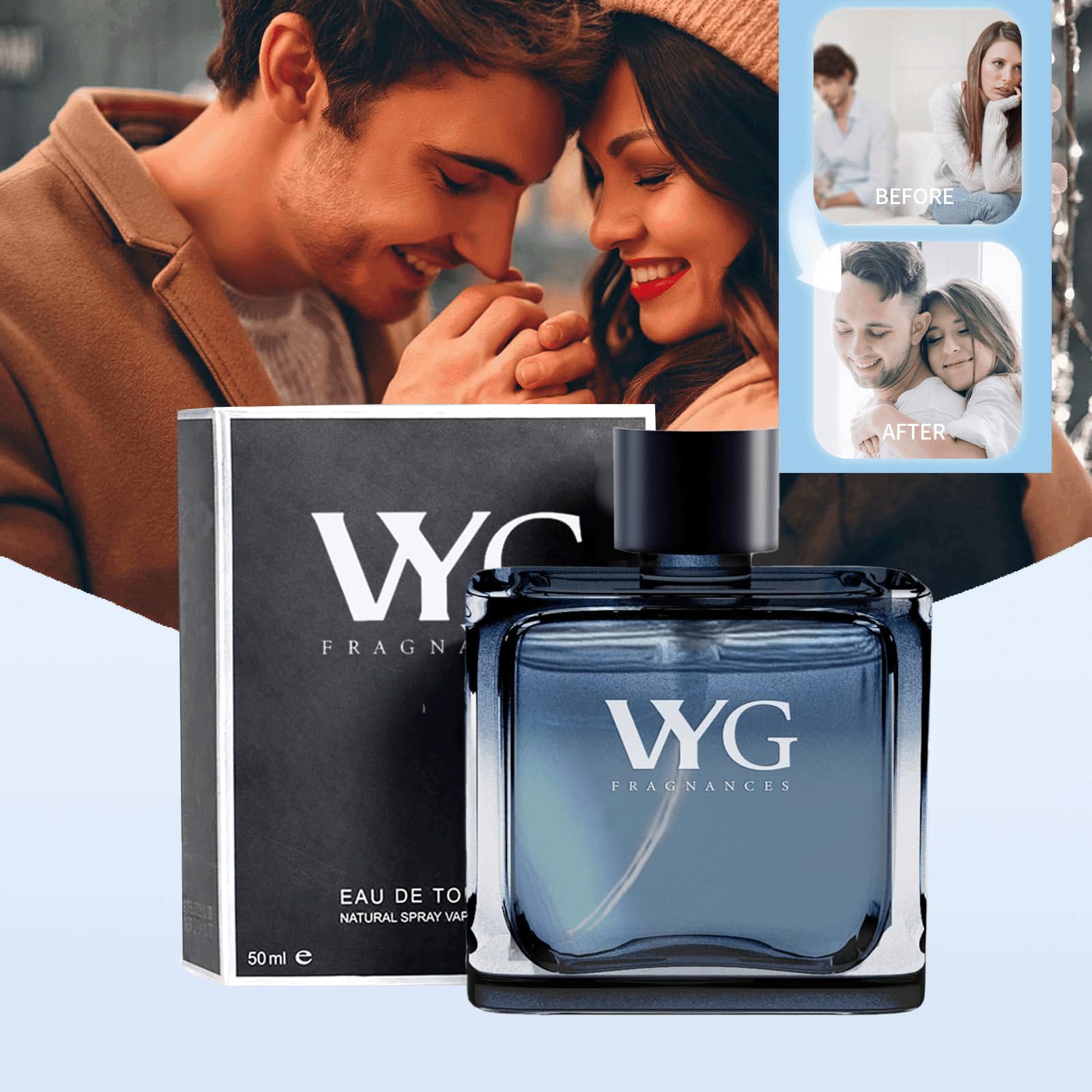 VYG Cologne for Men - Seductra Eau de Toilette, 50ml/1.87 oz | Long-Lasting Fragrance for Date Night, Office & Special Occasions