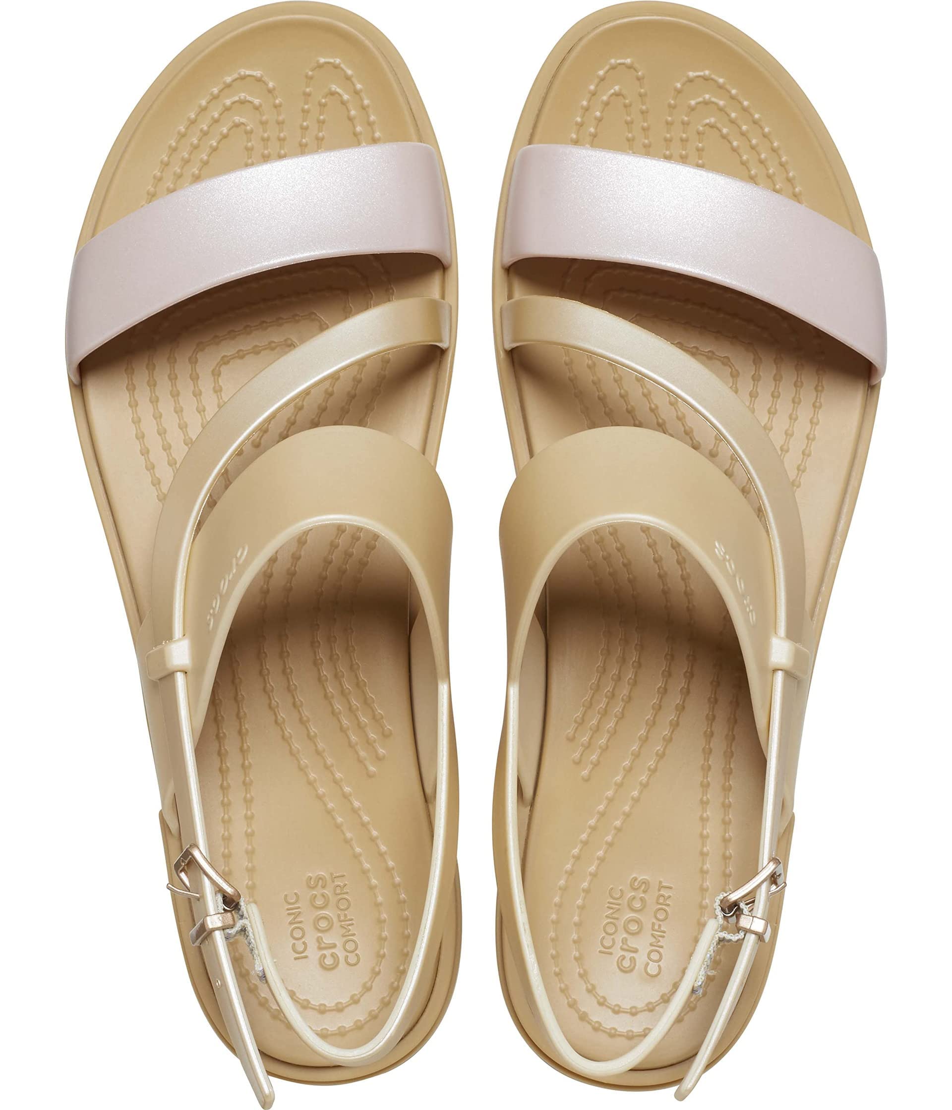 Crocs Women's Tulum Sandals - Comfortable Slip-On Water Shoes for Beach, Pool & Casual Wear | Lightweight & Quick-Drying Summer Sandals
