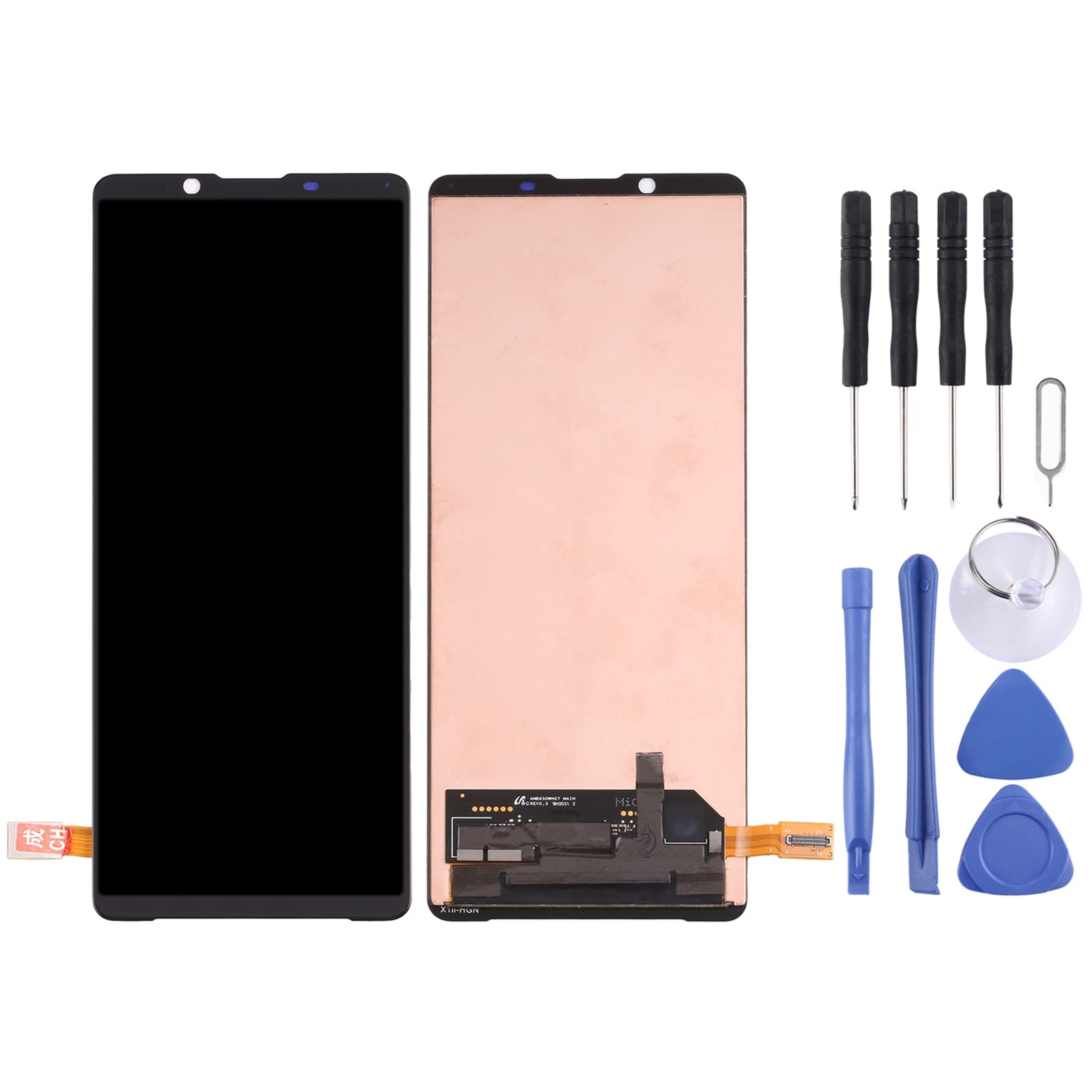 Original OLED LCD Screen Replacement for Sony Xperia 1 II with Digitizer - Full Assembly Kit - High Resolution Display Repair Part for Gaming & Multimedia Use
