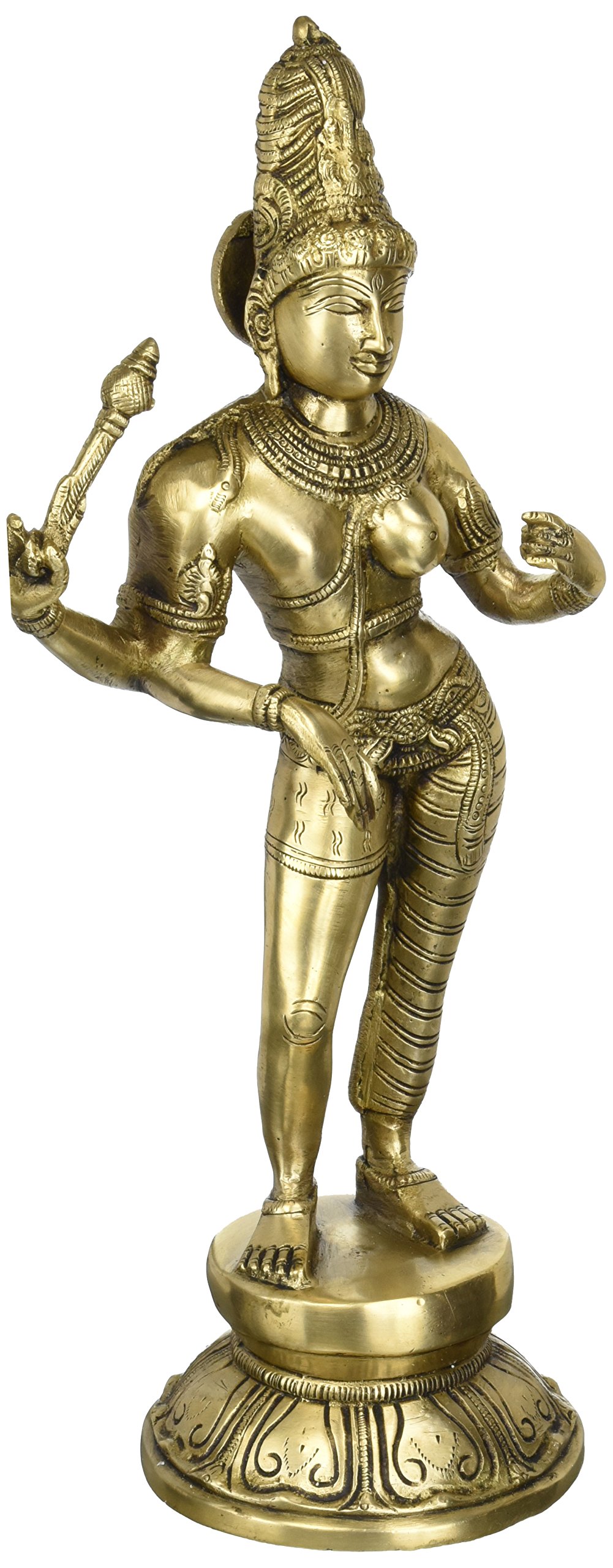 Male and Female Brass Sculpture - Handcrafted Figurine for Home Decor, Office Desk, or Gift Idea