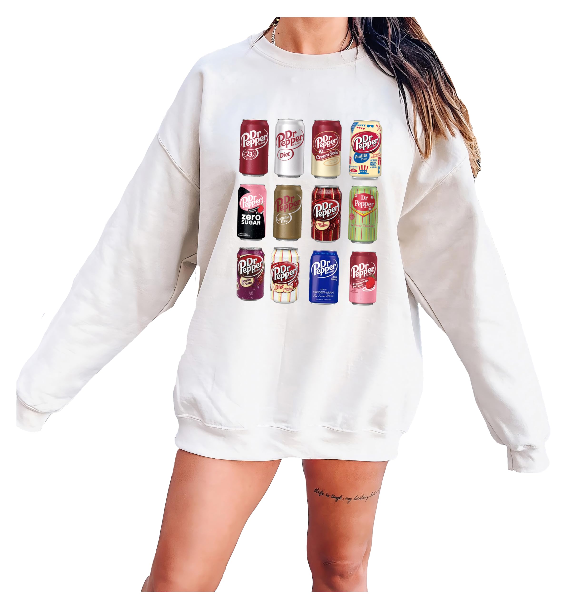 Dr Pepper Hoodie - Vintage Soda Sweatshirt with Classic Pop Design | Unisex Soft Cotton Pullover | Perfect Gift for Dad, Father's Day, Soda Lovers & Retro Fashion Enthusiasts | Great for Casual Wear, Lounge, Gifting & Themed Parties