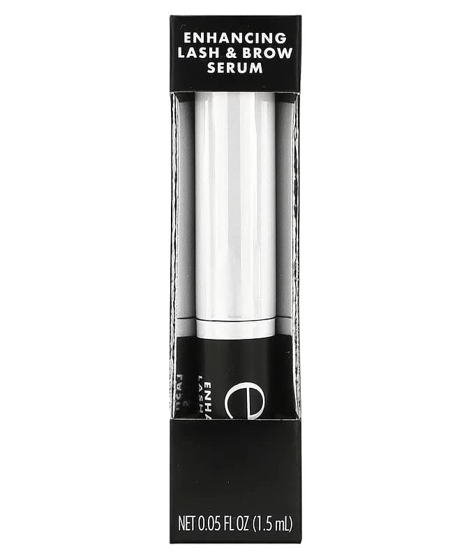 e.l.f. SKIN Enhancing Lash & Brow Serum Mini - Promotes Longer, Thicker Lashes & Brows - Nourishing & Conditioning Formula - Clear & Lightweight - Perfect for Daily Use & Nighttime Routine