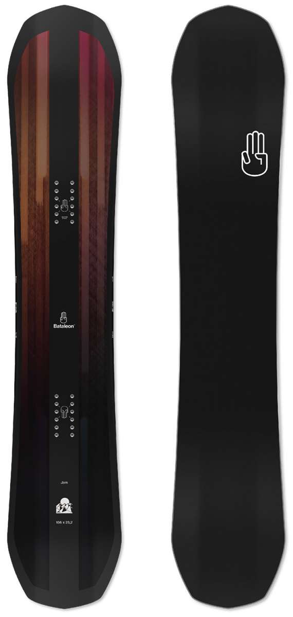Bataleon Jam Snowboard 2022 - All-Mountain Freestyle Snowboard for Men & Women | Perfect for Park, Powder & Groomed Runs