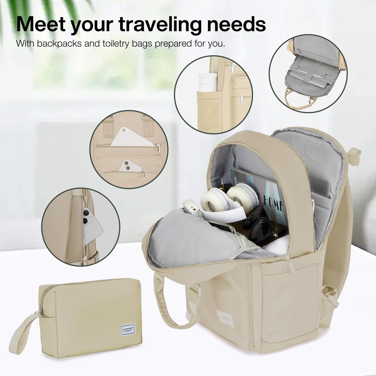3-Piece Lavender Hardshell Luggage Set - 20