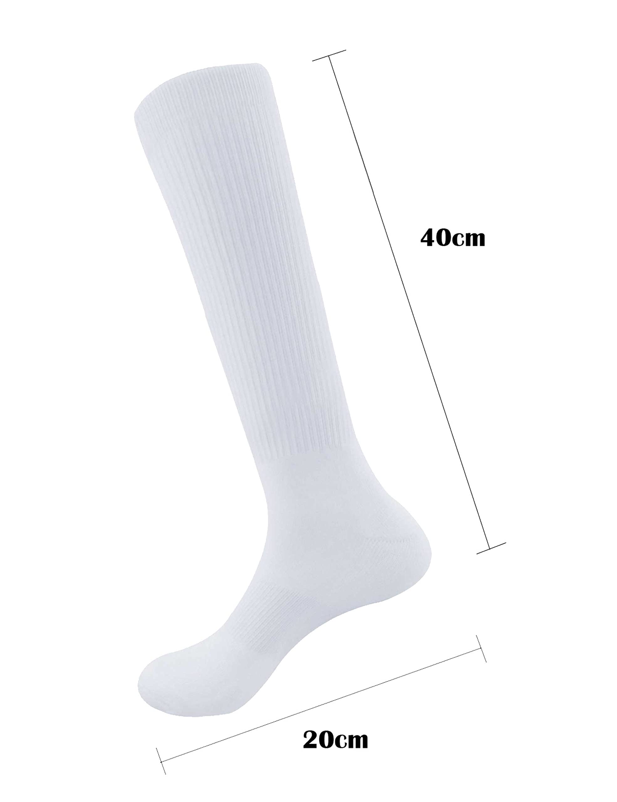 BambooMN Sublimation Socks - 4 Pairs Crew & Knee High Socks for Women & Men | Soft Bamboo Fabric for Sports, Gifts & Everyday Comfort