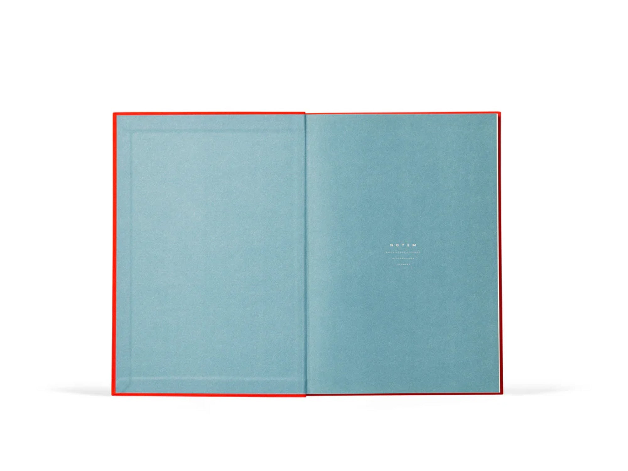 Notem BEA Notebook with Elastic Band - Bright Red Journal for Writing, Note Taking, and Planning - Perfect for School, Office, and Travel Use