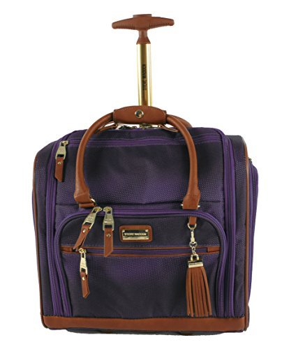 Steve Madden Unisex-Adult Luggage Spinner Suitcase - Shadow Purple, One Size Carry-On for Travel, Business Trips & Vacations