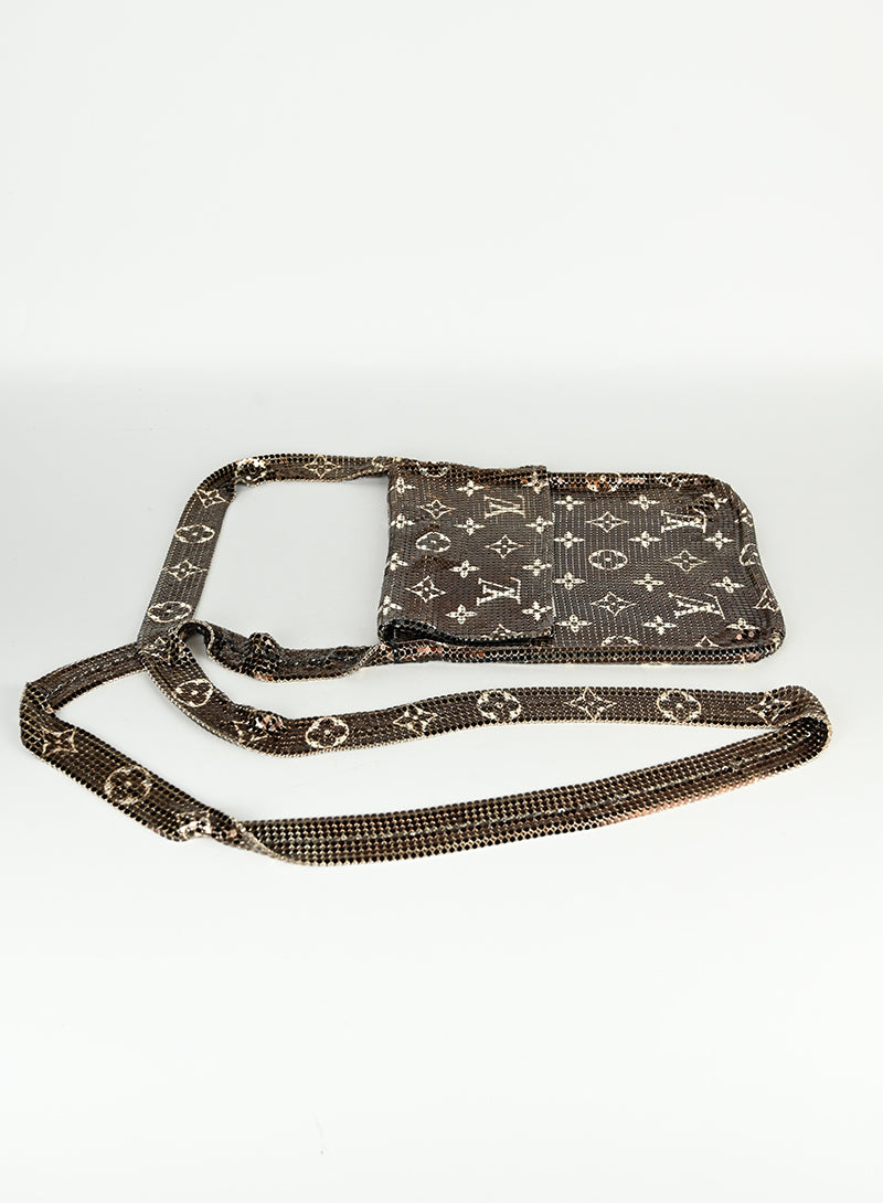 Authentic Louis Vuitton Metal Mesh Handbag - Luxury Designer Shoulder Bag for Women | Perfect for Evening Parties, Date Nights & Special Occasions