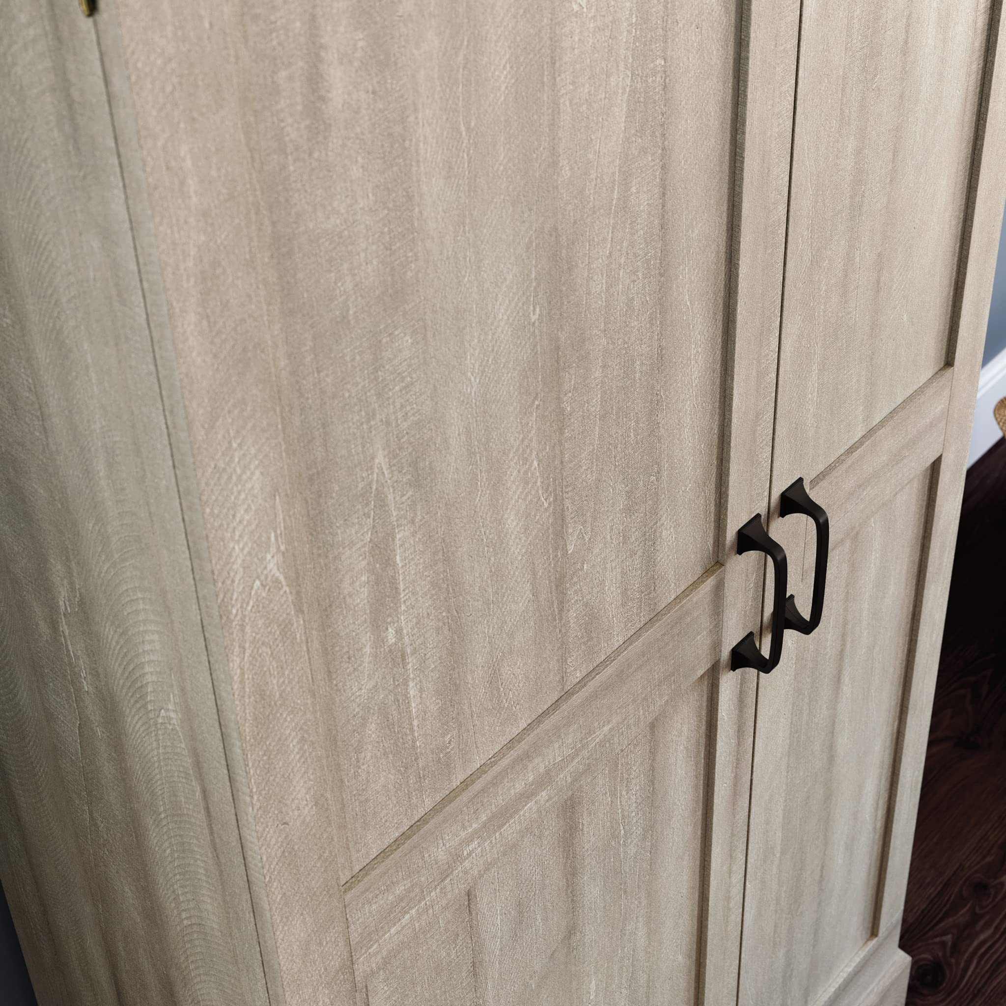 Sauder Spring Maple Finish Storage Cabinet with Swing Out Door - Pantry Organizer for Kitchen, Bathroom & Office Storage Solutions
