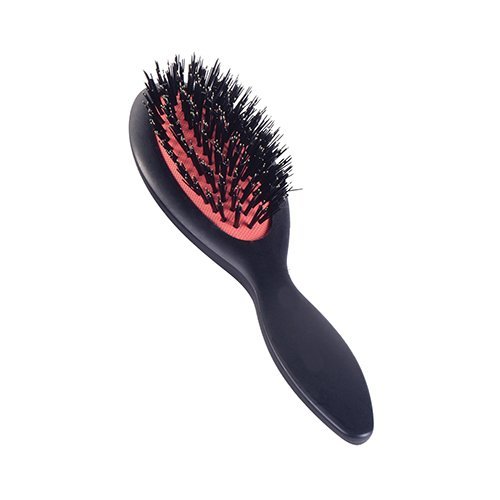 **Cricket Centrix Small Carbon Paddle Hair Brush – Detangling, Blow Drying & Styling for All Hair Types – Anti-Static, Heat Resistant Boar Bristles – Compact Travel Size for Home & Salon Use**