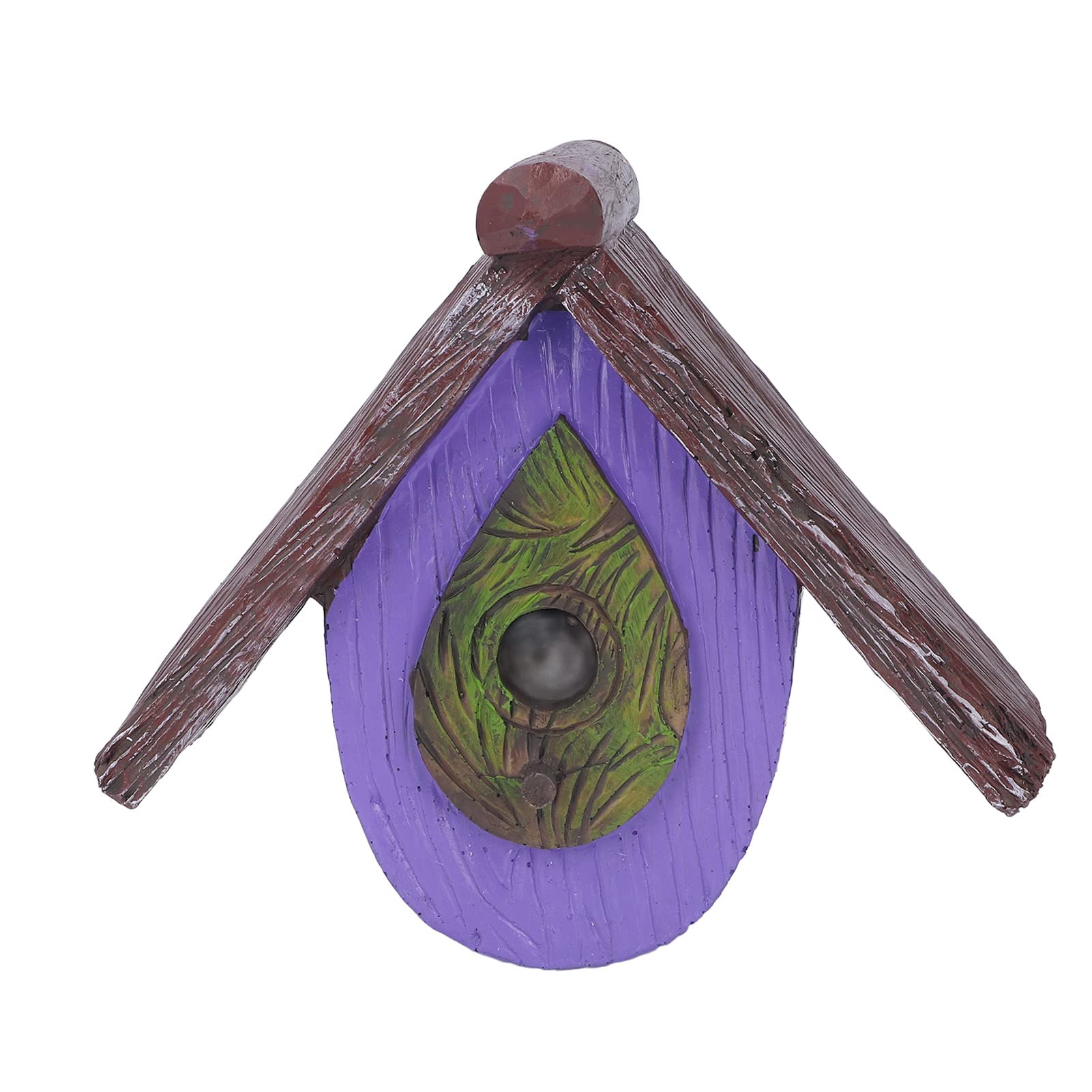 Shanrya Hanging Hummingbird House - Decorative Resin Birdhouse for Backyard, Garden, or Patio - Weatherproof & Gutter-Resistant Design - Attracts Hummingbirds & Enhances Outdoor Decor