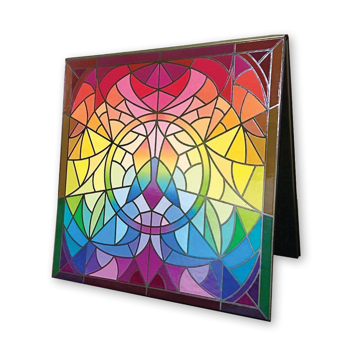 BLEMISHED Standard Stained Glass Magnetic Makeup Palette (Empty) - Perfect for Travel & Professional Makeup Organization