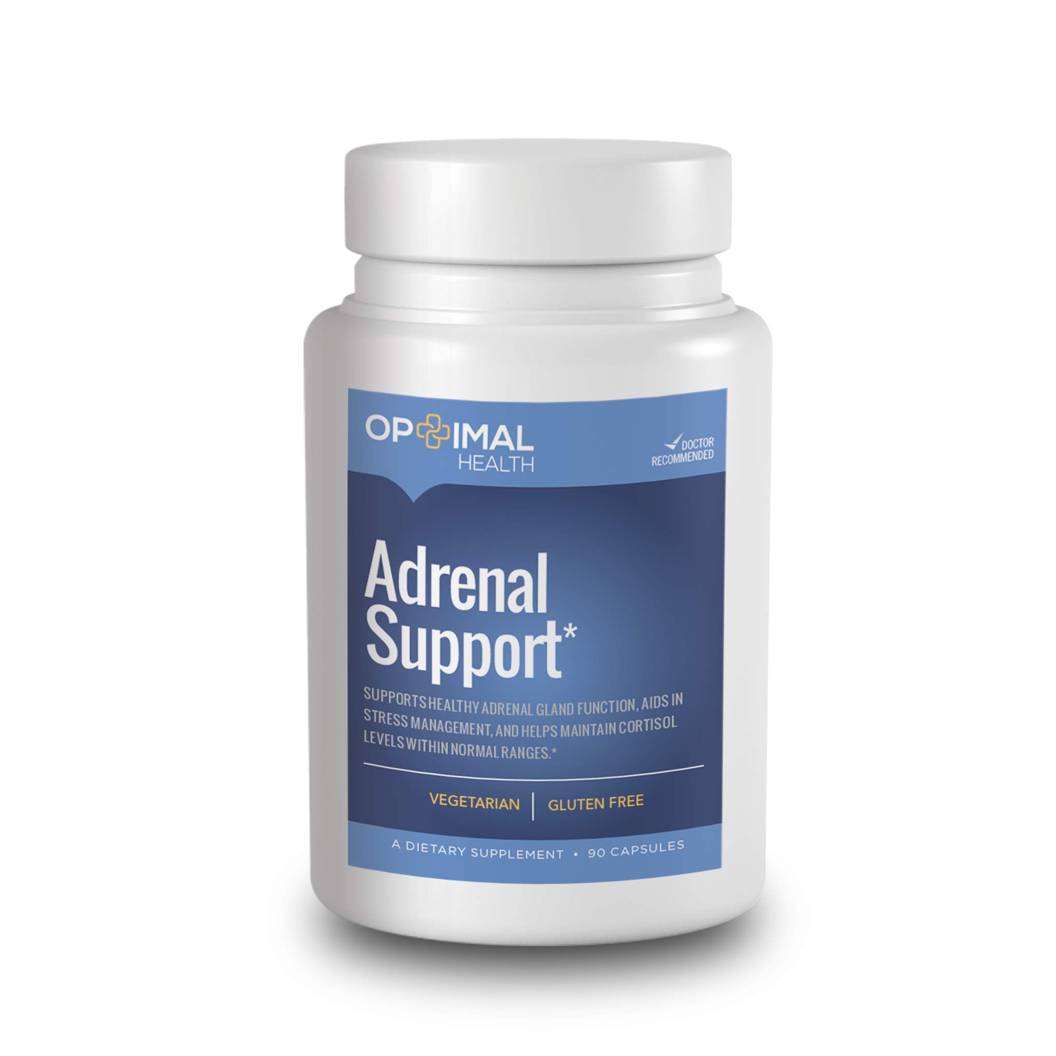Best Adrenal Support Supplement for Stress & Fatigue Relief - Doctor Formulated Cortisol Manager - Supports Weight Loss, Energy & Mood - Vegetarian & Gluten Free - Ideal for Busy Professionals & Students