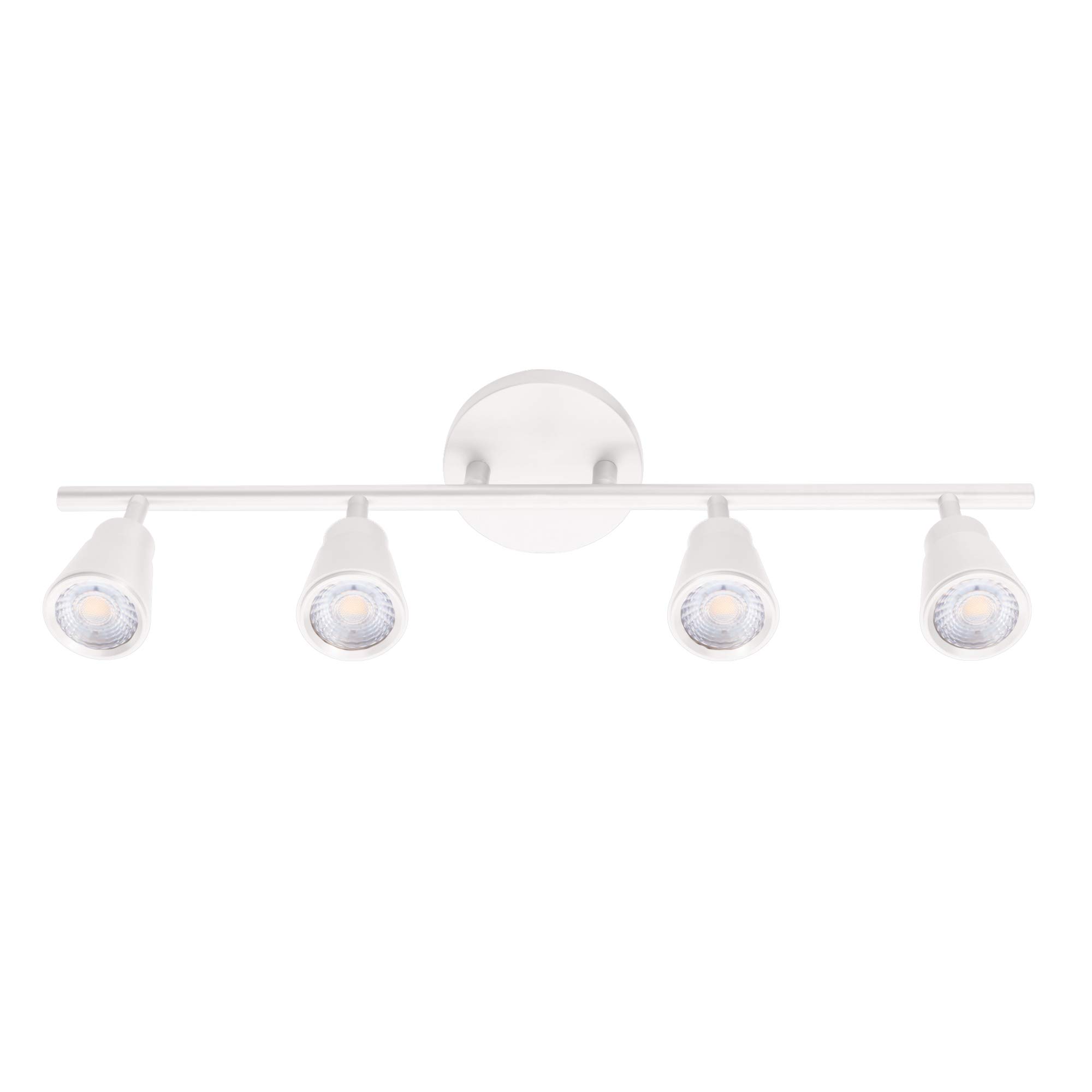 WAC Lighting Solo 4-Light LED Energy Star Certified Fixed Rail System 3000K Warm White - Perfect for Kitchen, Dining Room & Retail Lighting
