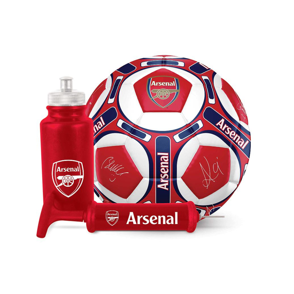 Official Arsenal FC Signature Football Gift Set - Perfect for Soccer Fans, Collectors & Game Day Gifts