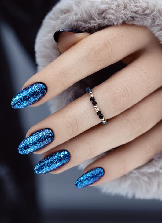 Victoria Vynn GEL POLISH Night Blue - No Wipe UV LED Gel Nail Polish Top Coat (8ml) - Long Lasting Shine for Manicures & Pedicures at Home or Salon