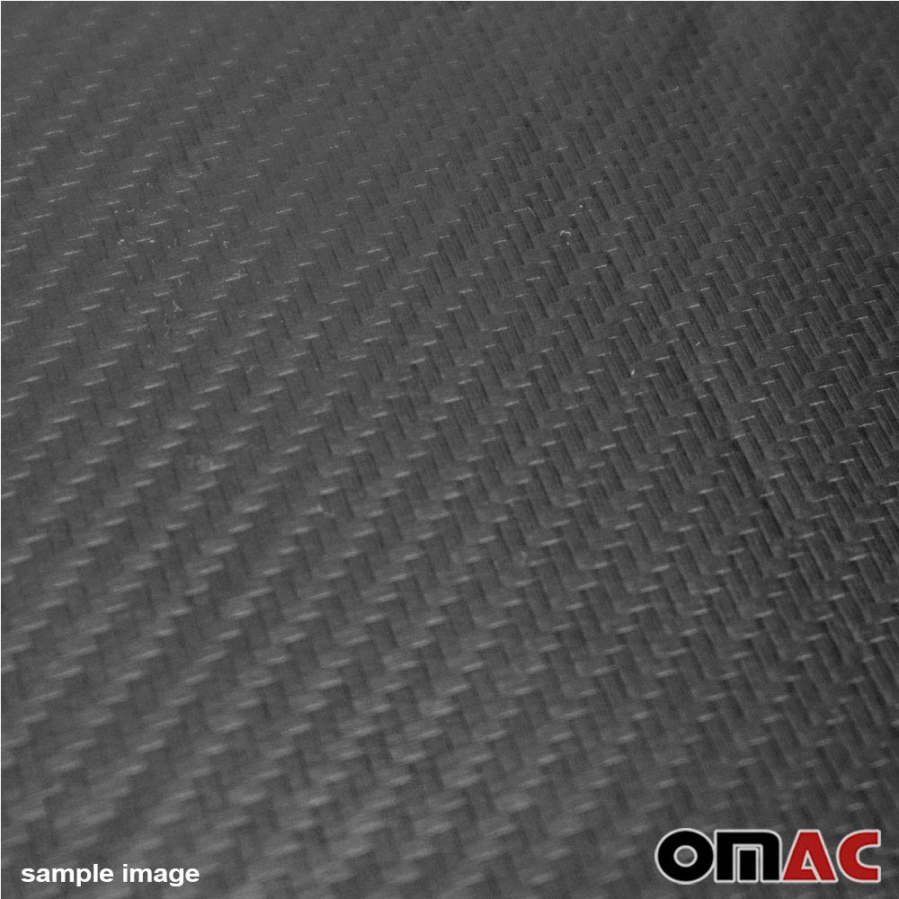 OMAC Carbon Black Full Coverage Car Bonnet Mask Hood Bra for RAM ProMaster 2014-2025 - Durable Protection Against Road Debris & Weather for Van, RV & Camping Vehicles