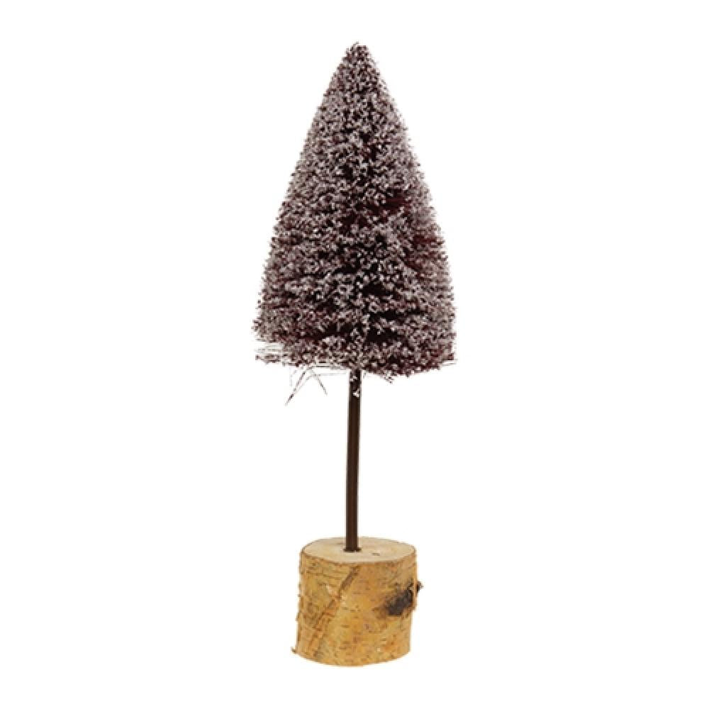 Medium Red Spice Drop Bottle Brush Tree - Christmas Ornament for Kitchen Decor, Holiday Table Centerpiece, Festive Home Decoration
