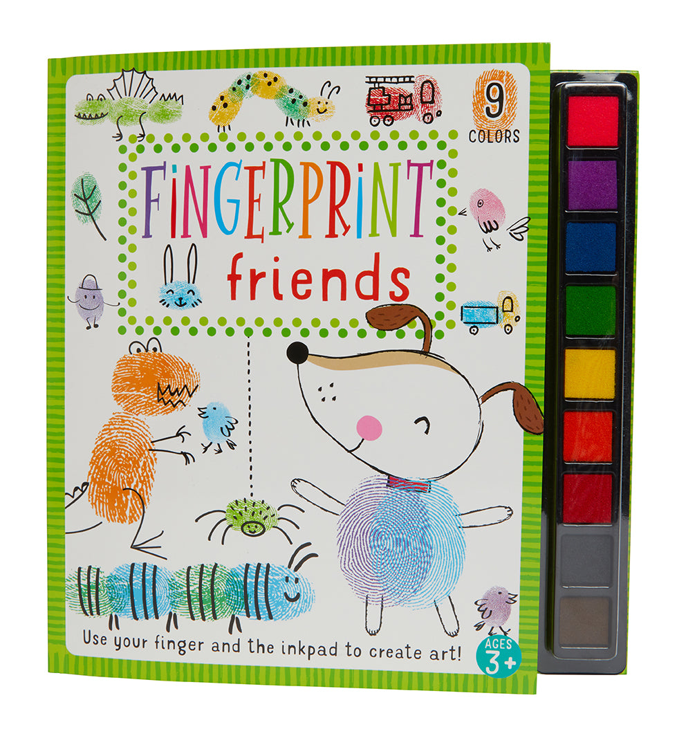 Fingerprint Friends - Fun & Interactive Fingerprint Art Kit for Kids - Creative DIY Craft Activity for Birthdays, Parties & Family Bonding