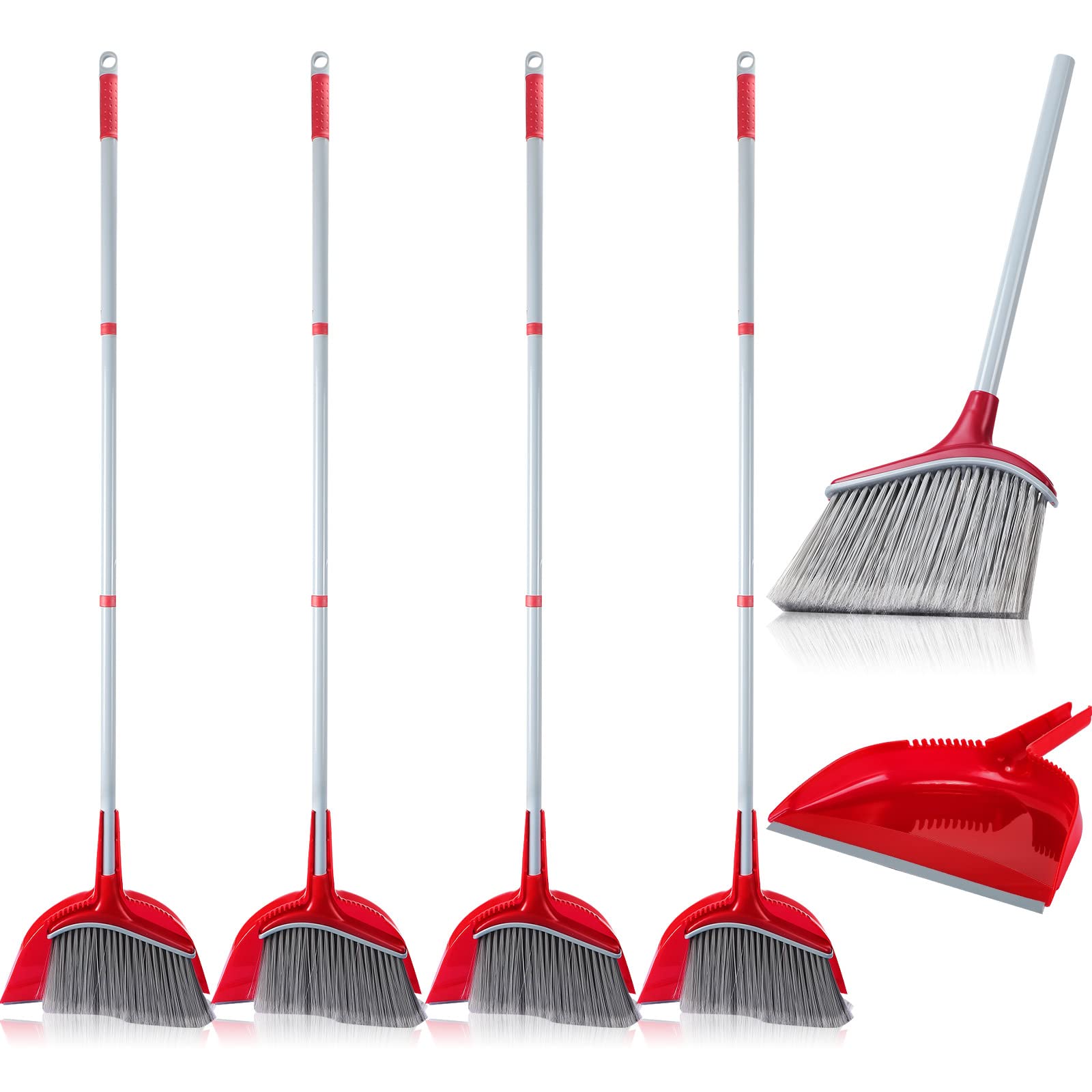 Meanplan 4-Piece Angle Broom & Dustpan Set - 54