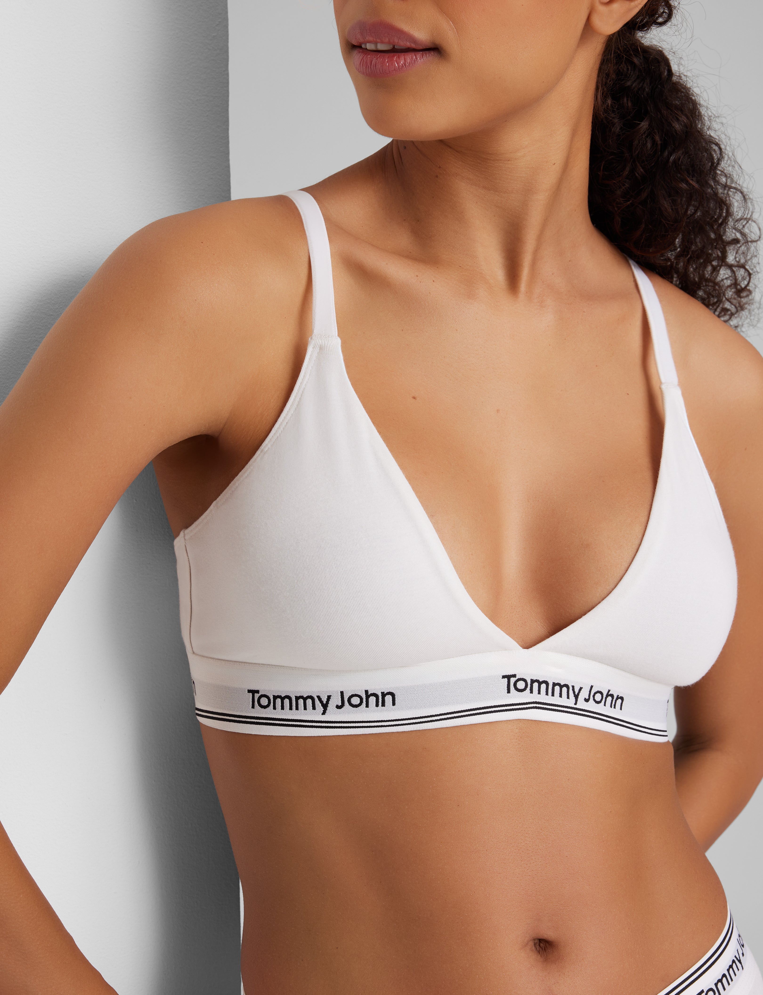 Signature Cotton Triangle Bralette & Bikini Set - Comfortable Seamless Underwear & Swimwear for Women - Perfect for Yoga, Beach Vacation and Summer Outfits