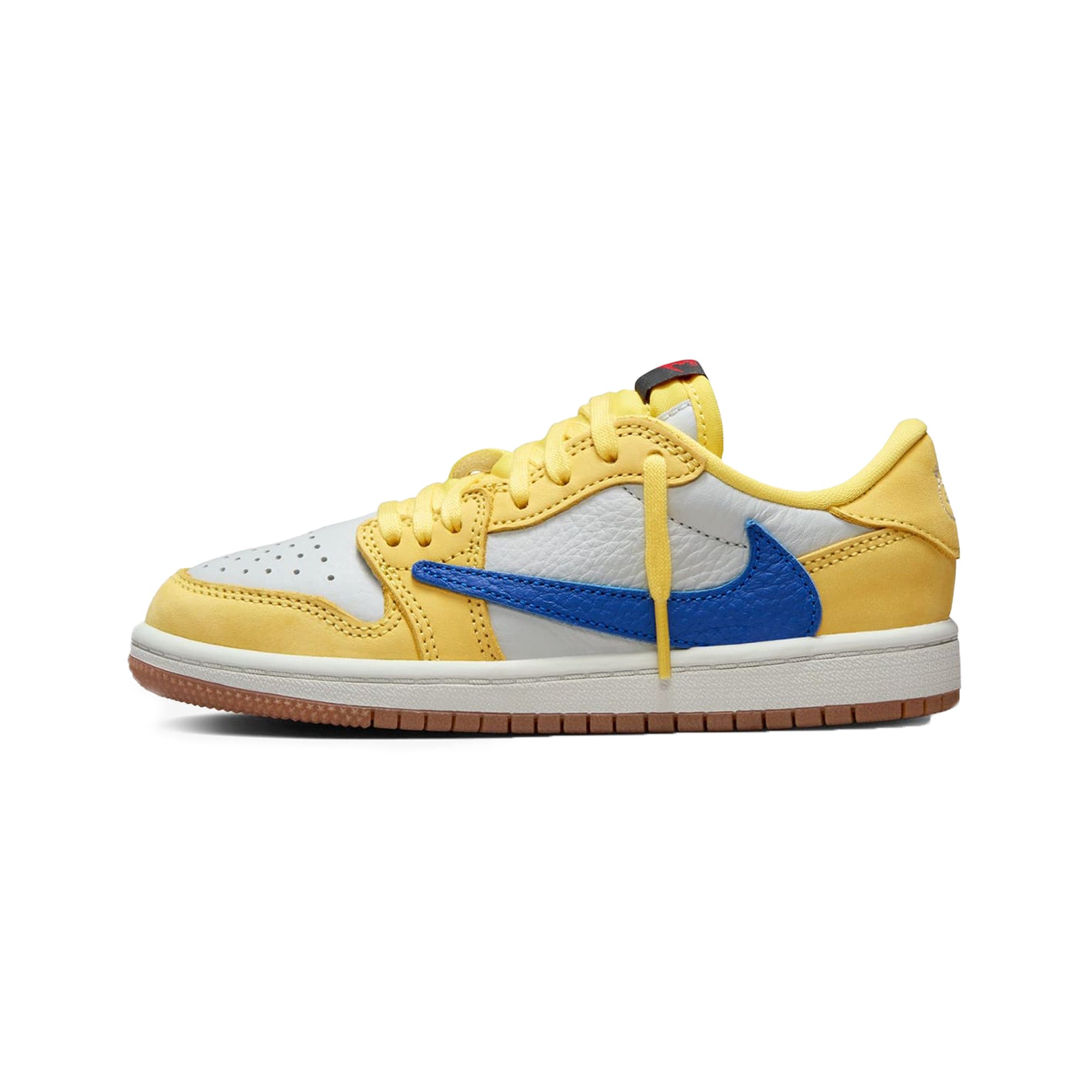 Air Jordan 1 Retro Low OG SP Travis Scott 'Canary' PS Sneakers (2024) - Limited Edition Basketball Shoes for Men, Streetwear Fashion & Casual Wear