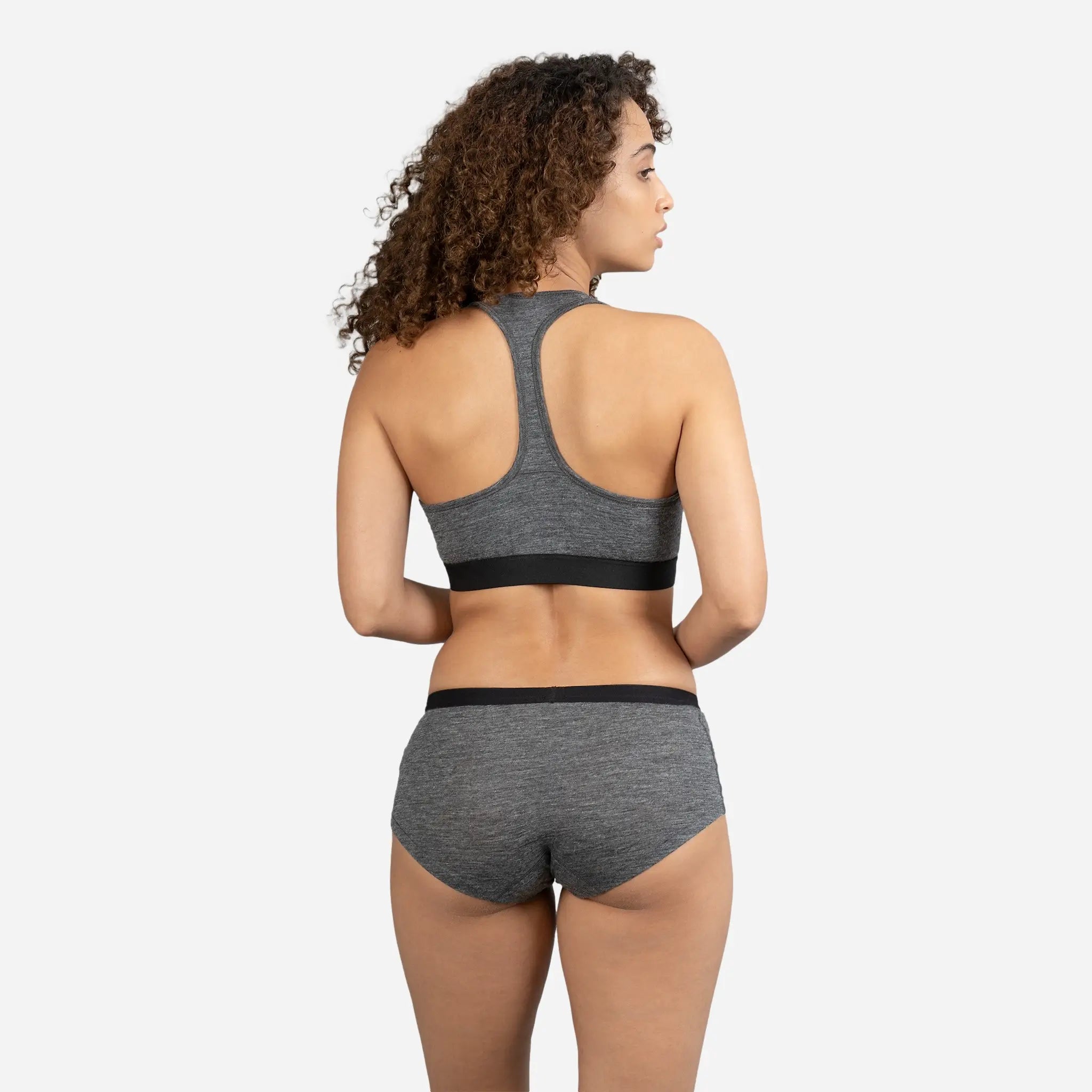 Ultralight Women's Alpaca Wool Sports Bra - 160 GSM - Perfect for Yoga, Running & Outdoor Activities
