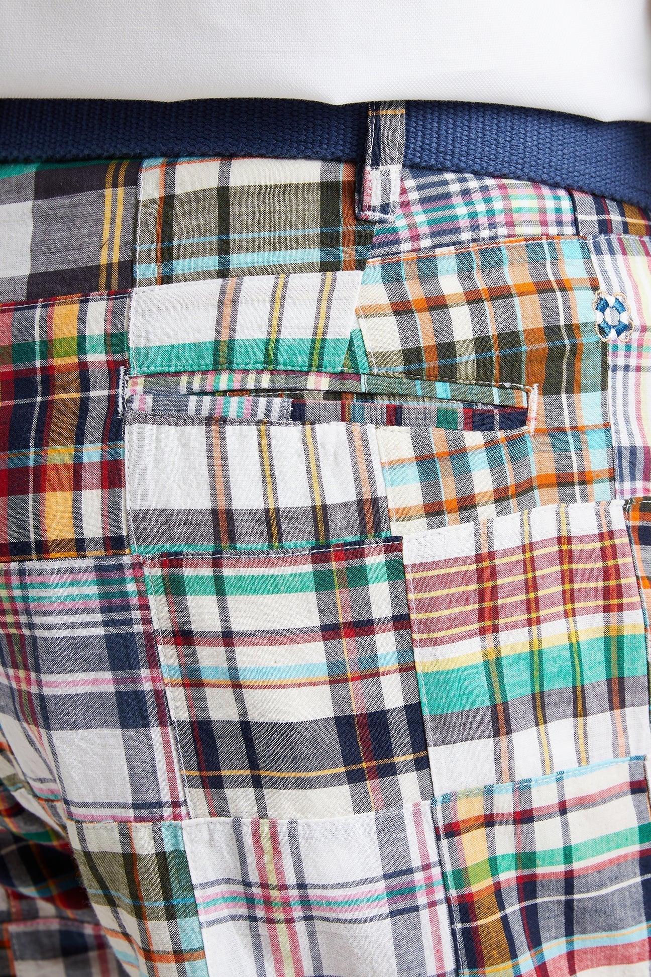 Stylish Harbor Pant Osterville Patch Madras Plaid Pants for Men - Perfect for Casual Wear, Summer Outfits & Beach Vacations