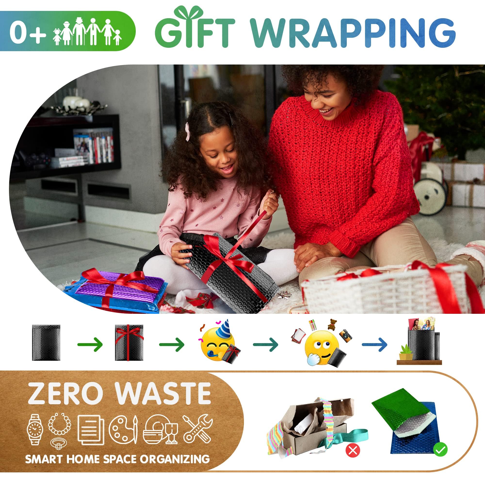 Black Poly Bubble Mailers Self Seal - 6x9 Inch (250 Pack) | Durable Waterproof Bubble Padded Envelopes for Shipping & Mailing | Perfect for Ecommerce, Small Business Packages & Online Store Shipments