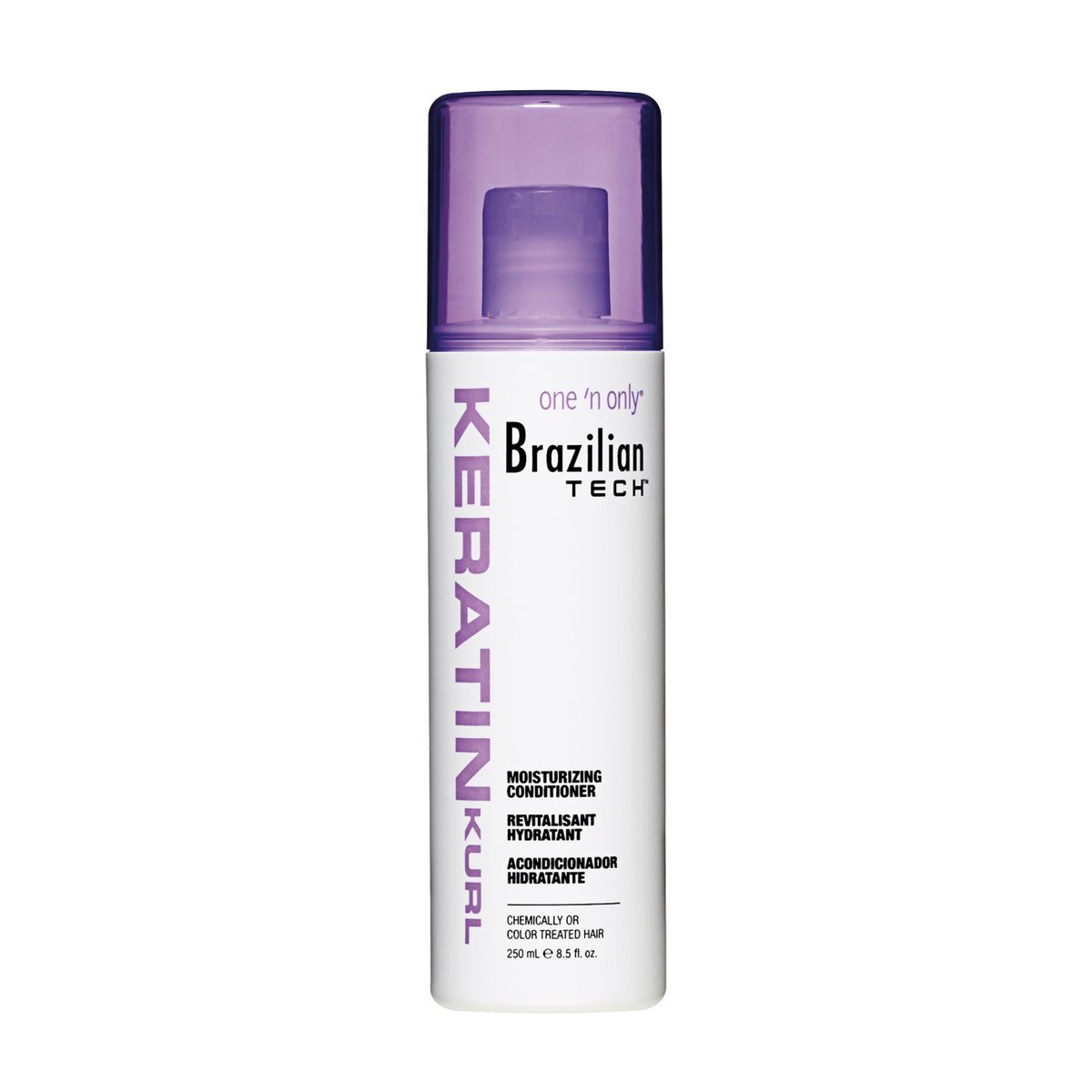 Brazilian Tech Keratin Kurl Moisturizing Conditioner for Curly Hair - Deep Hydration & Frizz Control for Natural Curls - Perfect for Daily Hair Care & Salon-Quality Results at Home