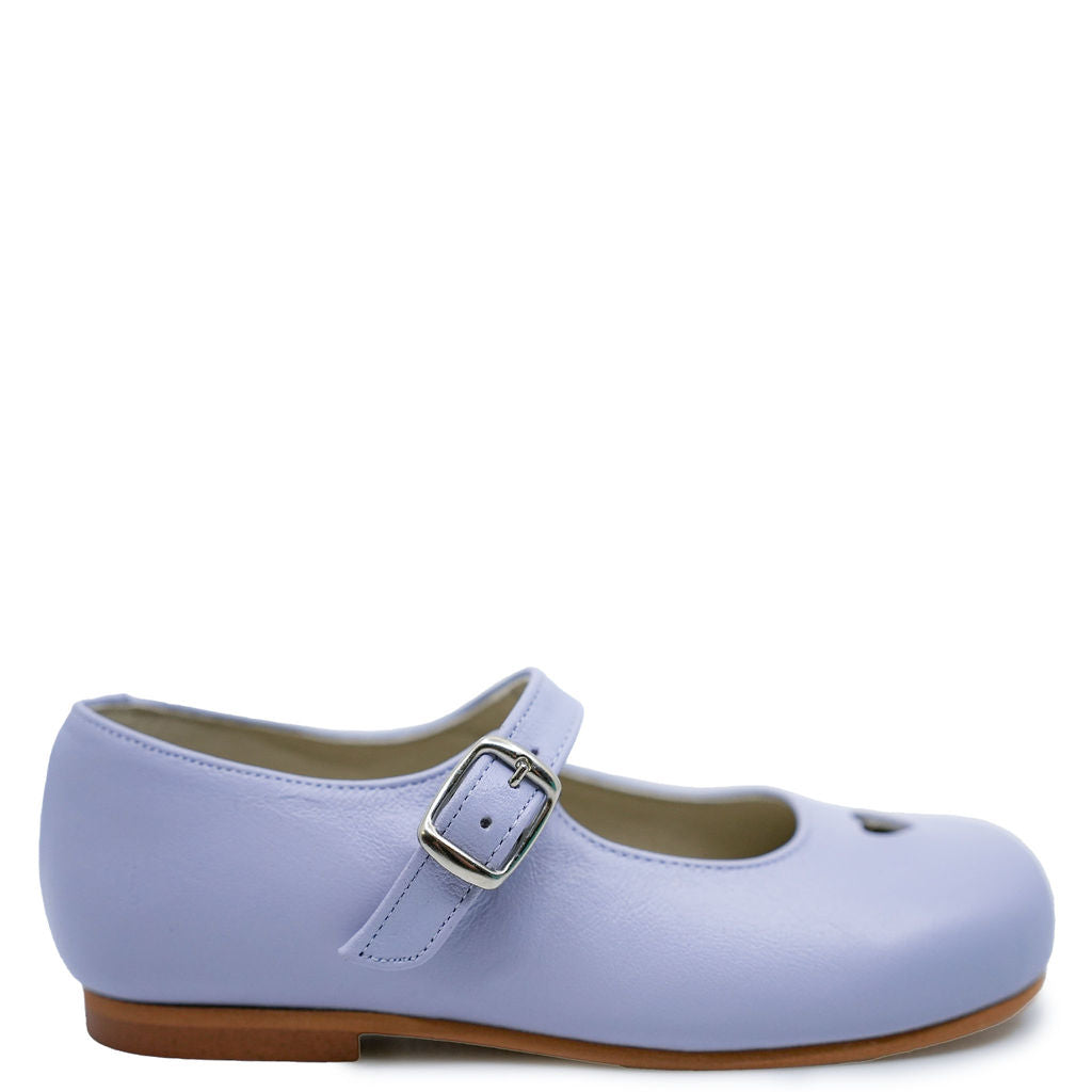 Sonatina Purple Heart Mary Jane Flats for Women - Comfortable & Stylish Ballet Shoes for Work, Casual Wear, and Special Occasions