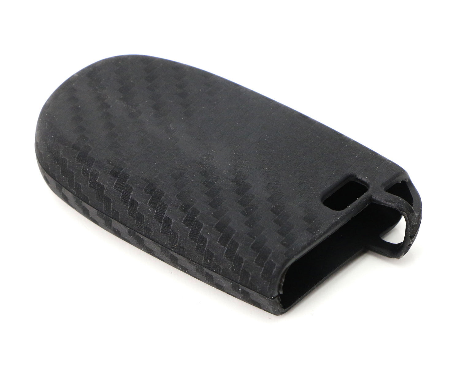 Premium Carbon Fiber Silicone Key Fob Cover for Dodge Charger, Challenger, Jeep, Chrysler - Durable Protection & Stylish Upgrade for Car Keys