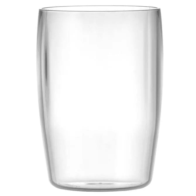 Comatec 5 oz Clear Plastic Tulip Glass - Shatterproof Party Cups for Wine, Cocktails & Beverages - Perfect for Weddings, Events & Outdoor Gatherings