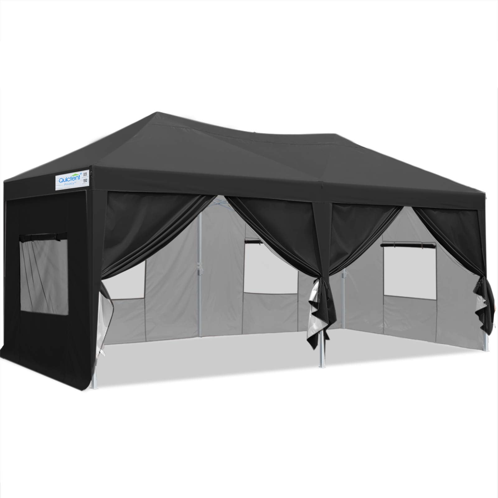 10' x 20' Pop Up Canopy Tent with Removable Side Walls - Waterproof Outdoor Shelter for Parties, Camping & Beach Events