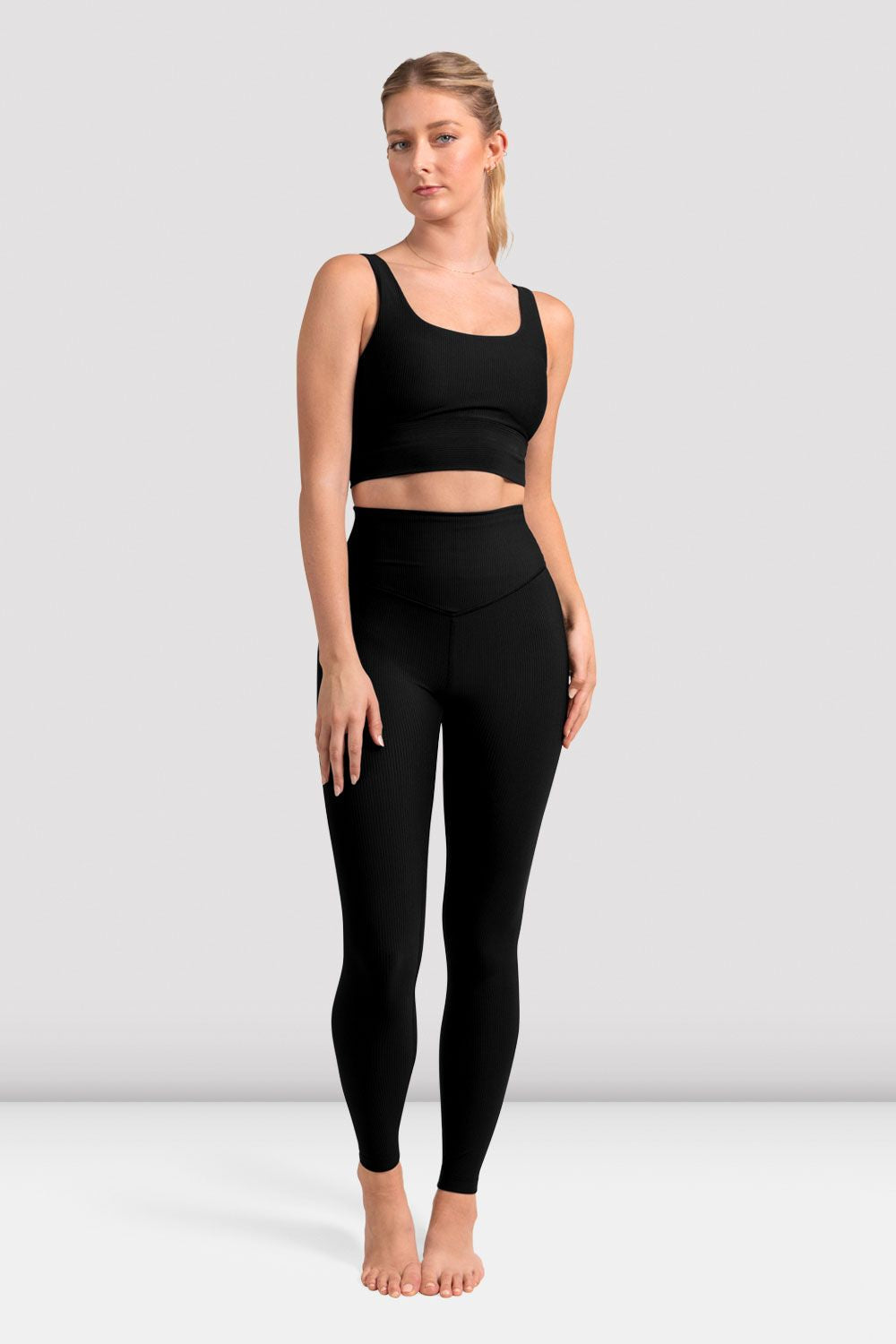 BLOCH Women's 7/8 Length Legging - High Waist Yoga Pants for Dance, Workout & Everyday Wear - Stretchy Comfortable Activewear