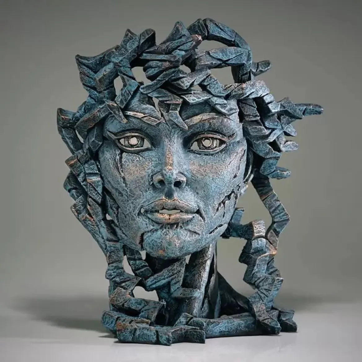 Edge Sculpture Venus Statue - Teal Blue Home Decor for Living Room, Bedroom & Office | Modern Art Sculpture for Interior Design