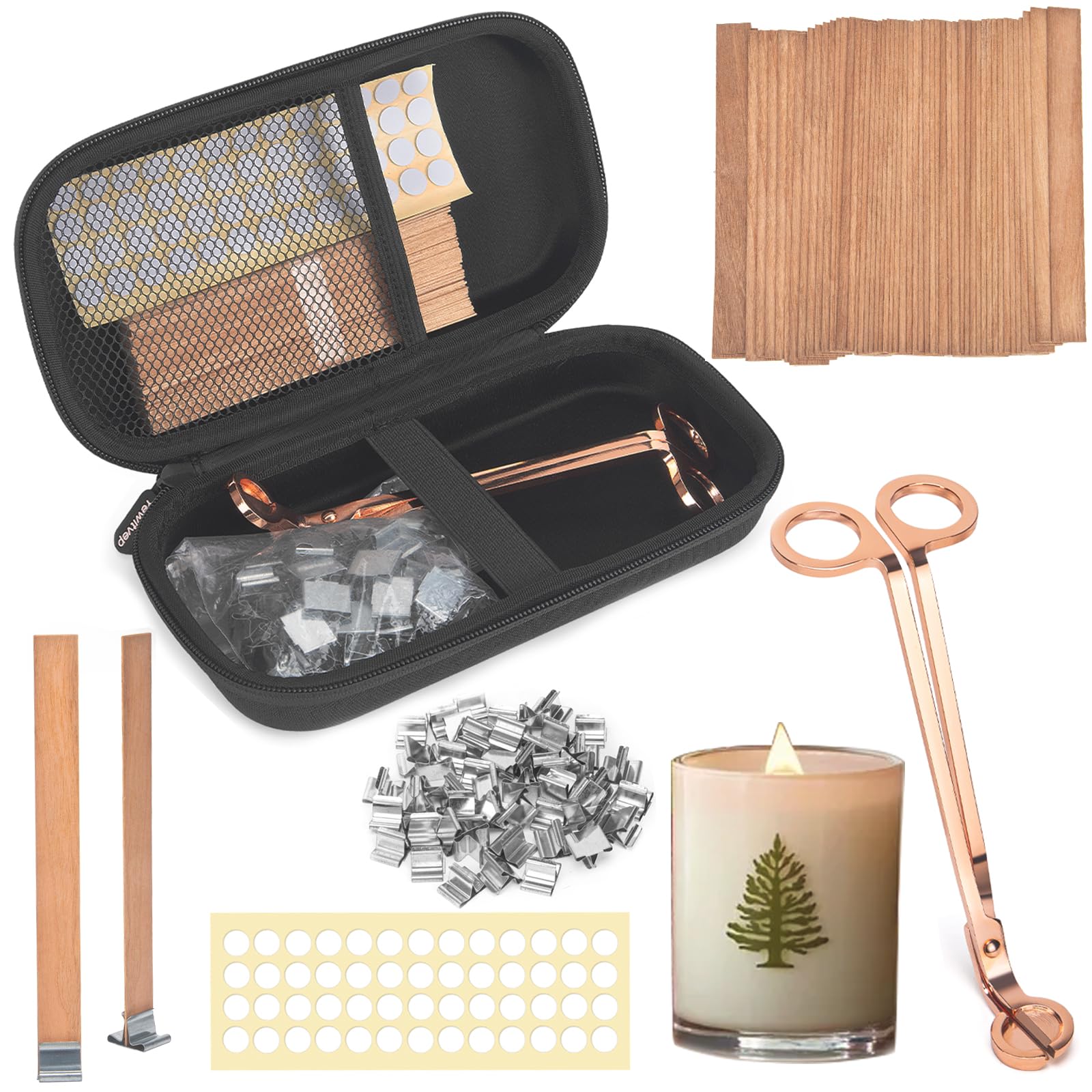 Natural Wood Candle Wicks 5.1